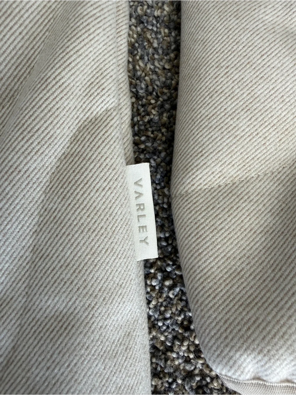 Sold Out - Women’s Small Varley Quilted Twill Jacket in Beige Fall Jacket NWOT - Picture 6 of 12